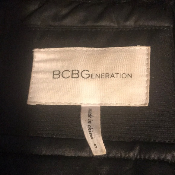 BCBG Generation storm coat with faux fur trim hood - Picture 2 of 5